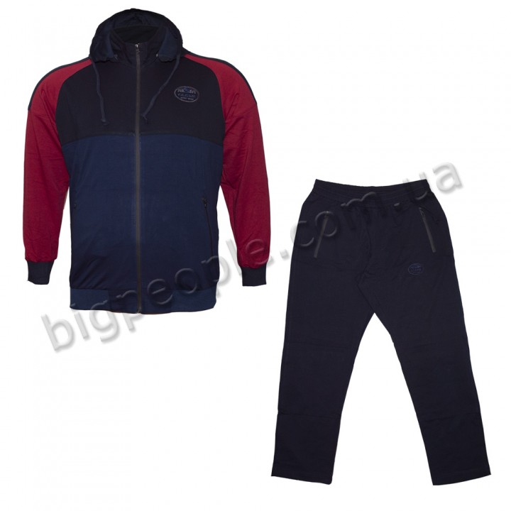 Комбінований спортивний костюм для великих людей OLSER (SK00152884)