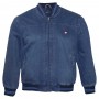 Чоловіча джинсова куртка DEKONS для великих людей. Колір темно-синій. (KU00497767)