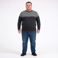 Тёмно-серый джемпер больших размеров TURHAN (ba01165774)