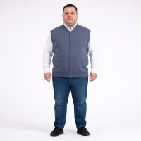 Мужской жилет TURHAN большого размера. Цвет синий. (ba01182779)