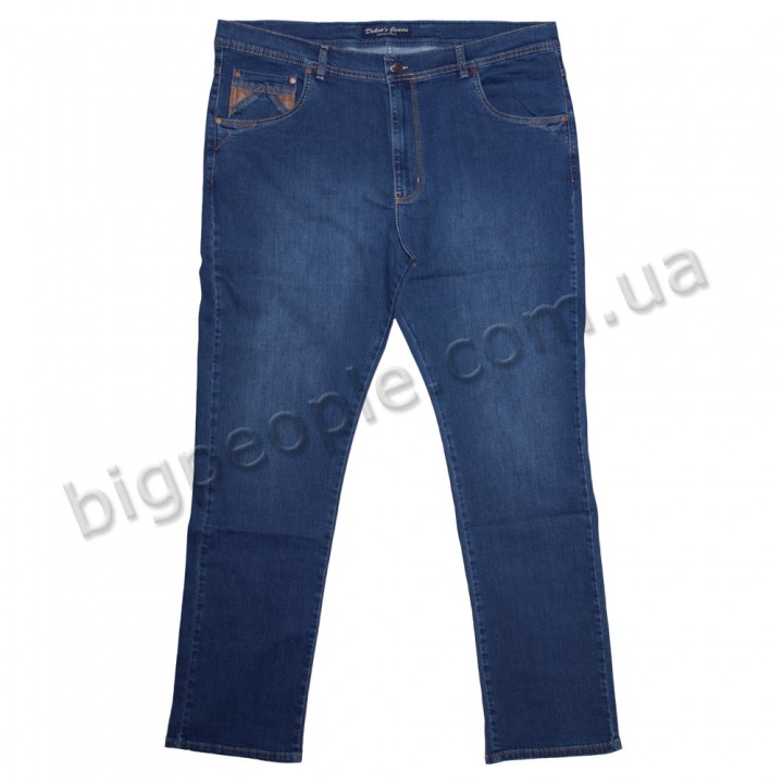 Чоловічі джинси DEKONS для великих людей. Колір синій. Сезон літо. (DZ00383994)