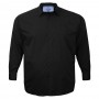 Черная классическая мужская рубашка больших размеров CASTELLI (ru00662834)