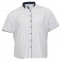 Светлая хлопковая мужская рубашка больших размеров BIRINDELLI (ru00496554)