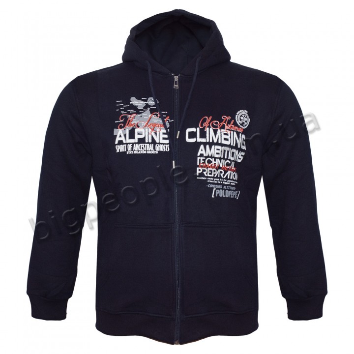 Батник великого розміру POLO PEPE (ba00745665) темно-синього кольору