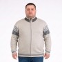 Бежевая теплая кофта большого размера TURHAN (ba01174895)