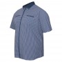 Синяя хлопковая мужская рубашка больших размеров BIRINDELLI (ru05181443)