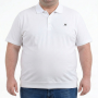 Мужское polo АННЕКС большого размера. Цвет белый. Низ изделия на манжете. (fu01958372)
