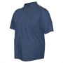 Темно-синя чоловіча сорочка великих розмірів DEKONS (ru05163996)