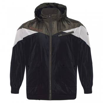 Куртка ветровка мужская DEKONS большого размера. Цвет черный . (ku00525456)