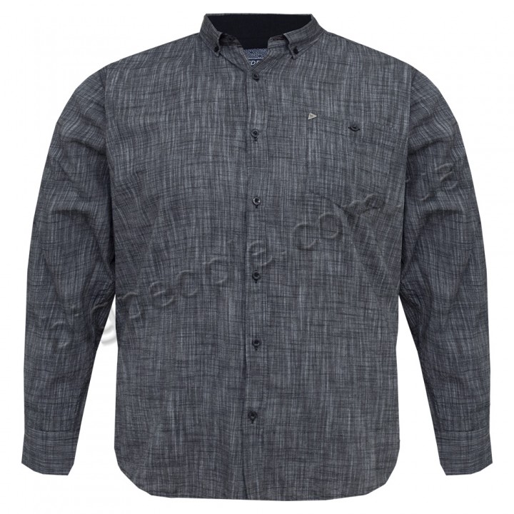 Черная мужская рубашка больших размеров BIRINDELLI (ru00691996)