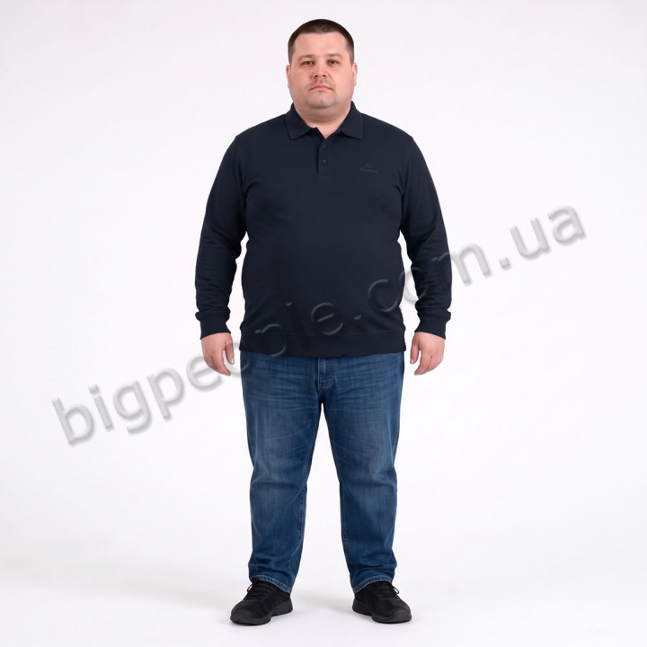 Поло тонкое тёмно-синего цвета ANNEX (ba01151637)