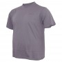 Мужская футболка BORCAN CLUB больших размеров. Цвет светло-сиреневый. Низ изделия прямой. (fu00611665)