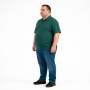 Мужское polo АННЕКС большого размера. Цвет зелёный. Низ изделия на манжете. (fu01960552)