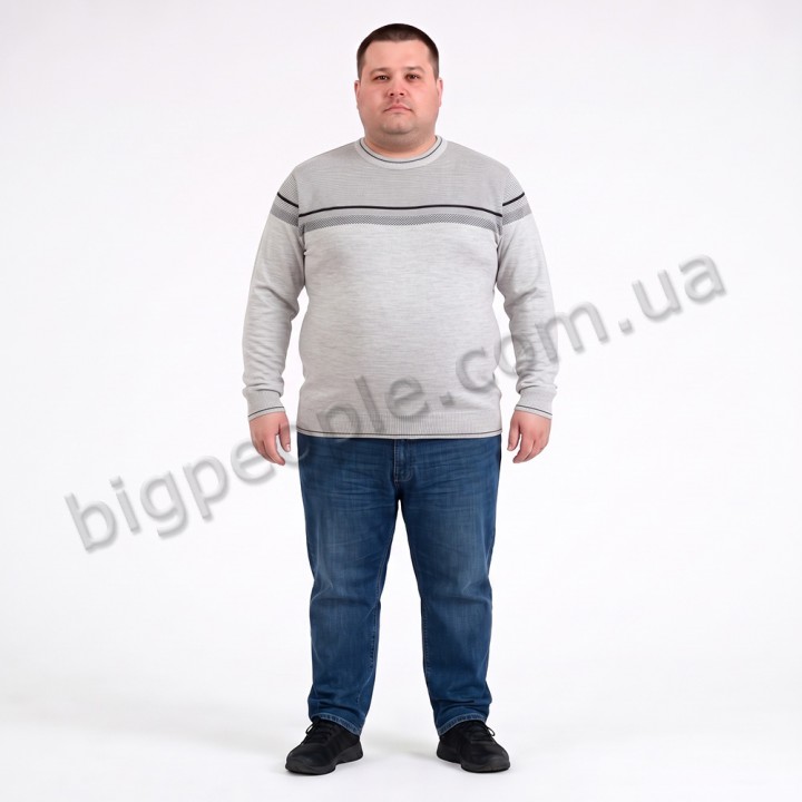 Бежевый джемпер больших размеров TURHAN (ba01162768)