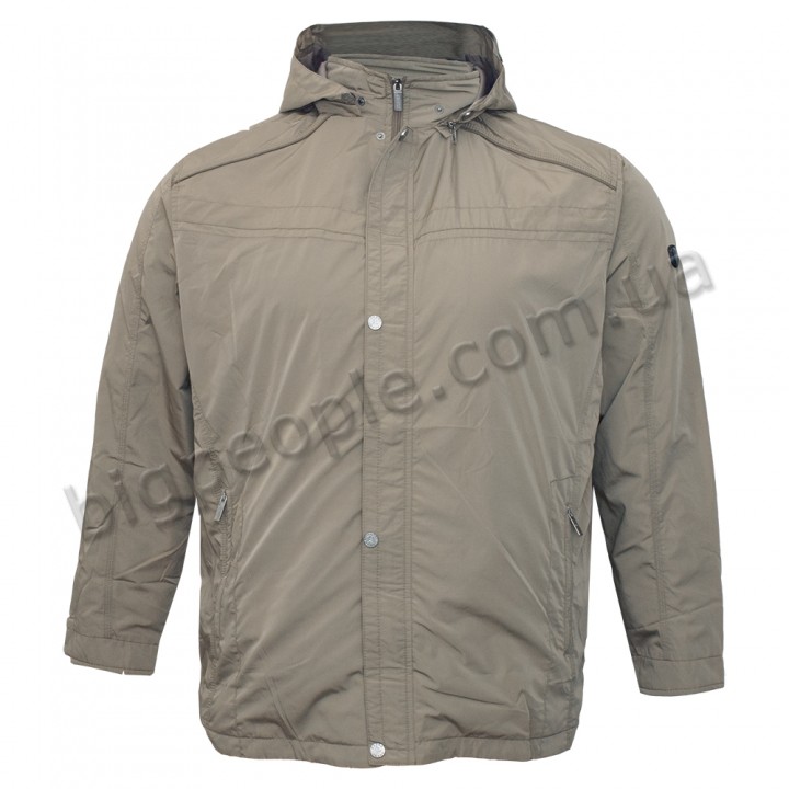 Куртка ветровка мужская ANNEX больших размеров. Цвет бежевый. (ku00441627)