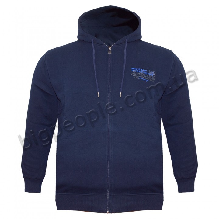 Толстовка великого розміру POLO PEPE (ba00978721) синього кольору