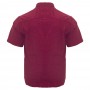 Бордовая хлопковая мужская рубашка больших размеров BIRINDELLI (RU00481223)
