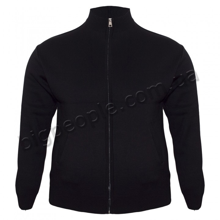 Чоловічий кардиган OLSER великого розміру. Колір чорний. (ba00739667)