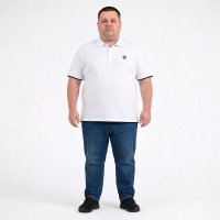 Поло белого цвета TURHAN (fu02026387)