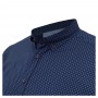 Тёмно-синяя классическая мужская рубашка больших размеров CASTELLI (ru00668440)
