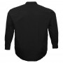 Чорна чоловіча бавовняна сорочка великих розмірів BIRINDELLI (ru00603996)