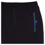 Спортивные брюки ДЕКОНС больших размеров. Цвет черный. Модель внизу прямые. (br00086557)