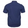 Тёмно-синяя хлопковая мужская рубашка больших размеров BIRINDELLI (ru00486776)