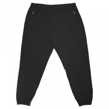 Летние тонкие спортивные брюки ДЕКОНС больших размеров. Цвет чёрный. Внизу манжеты. (br00103886)