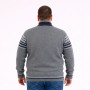 Серая теплая кофта большого размера TURHAN (ba01173690)