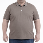 Мужское polo АННЕКС большого размера. Цвет бежевый. Низ изделия прямой. (fu01979851)