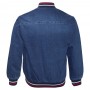 Мужская джинсовая куртка DEKONS для больших людей. Цвет тёмно-синий. (ku00413443)