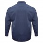 Тёмно-синяя хлопковая мужская рубашка больших размеров BIRINDELLI (ru00548426)