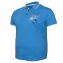 Чоловіча футболка polo великого розміру DIO RISE. Колір блакитний. (fu01311223)