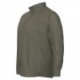Хаки льняная классическая мужская рубашка больших размеров CASTELLI (ru00655775)