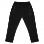 Тёплые спортивные штаны ДЕКОНС большого размера. Цвет чёрный. Модель внизу прямые. (BR00094637)