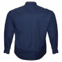 Темно-синя чоловіча класична сорочка великих розмірів CASTELLI (ru00669336)
