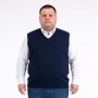 Чоловічий жилет TURHAN великого розміру. Колір темно-синій. (ba01184335)