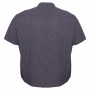 Сиреневая льняная мужская рубашка больших размеров BIRINDELLI (ru05258507)