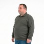 Мужское тёплое трикотажное поло ANNEX хаки цвета (ba01140901)
