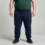 Летние тонкие спортивные брюки POLO PEPE больших размеров. Цвет тёмно-синий. Внизу манжети. (br00129362)