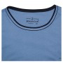 Однотонна футболка безрукавка джинсового кольору BORCAN CLUB (fu00660099)