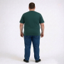 Футболка мужская TURHAN большого размера. Цвет зелёный. Ворот полукруглый. (fu02012050)