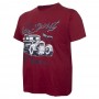 Футболка чоловіча ANNEX великого розміру. Колір бордо. Воріт напівкруглий. (fu01197009)