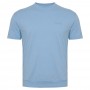 Футболка мужская POLO PEPE большого размера. Цвет голубой. Ворот полукруглый. (fu01521742)