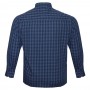 Тёмно-синяя классическая мужская рубашка больших размеров CASTELLI (ru00666557)