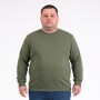 Світшот середньої щільності кольору хакі TURHAN (ba01176892)
