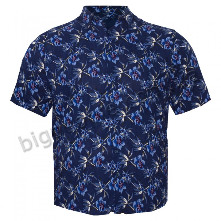 Яркая мужская рубашка гавайка больших размеров BIRINDELLI (ru05186744)
