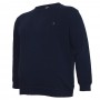 Тёмно-синяя мужская футболка с длинным рукавом ANNEX (fu01434890)