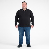 Поло тонкое чёрного цвета TURHAN (ba01160774)