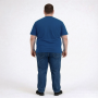 Футболка чоловіча ARMSTRONG великого розміру. Колір синій. Комір напівкруглий. (fu01999031)